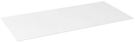 SAPHO ODETTA 119 x 44cm doska rockstone na skrinku, technický mramor, biela matná, DTR119-0101