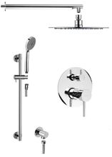 SAPHO RHAPSODY podomietkový sprchový set s batériou a posuvným držiakom, chróm, 5583Q-02