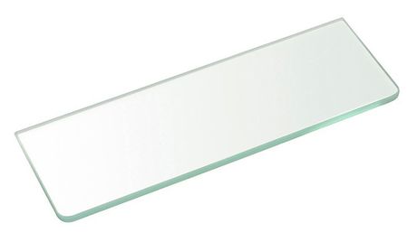 SAPHO sklenená polička 200 x 100 x 8mm (len sklo bez držiakov), sklo číre, 23478