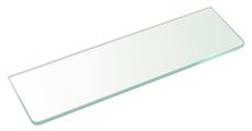 SAPHO sklenená polička 300 x 100 x 8mm (len sklo bez držiakov), sklo číre, 23479