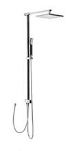 SAPHO sprchový stĺp pre nástennú batériu, hlavová a ručná sprcha, chróm, 1202-16