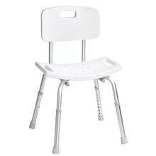 SAPHO stolička kúpeľňová s operadlom a nastaviteľnou výškou, A00602101