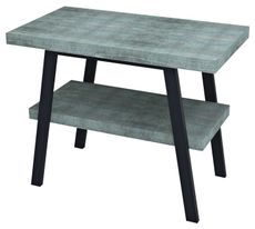 SAPHO TWIGA 100 x 50 x 72cm stolík pod umývadlo, čierna matná / aquamarine, VC442-100-6