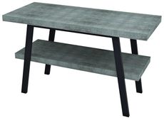 SAPHO TWIGA 110 x 50 x 72cm stolík pod umývadlo, čierna matná / aquamarine, VC453-110-6