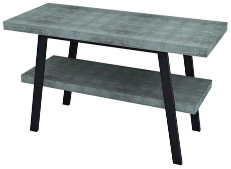SAPHO TWIGA 130 x 50 x 72cm stolík pod umývadlo, čierna matná / aquamarine, VC453-130-6