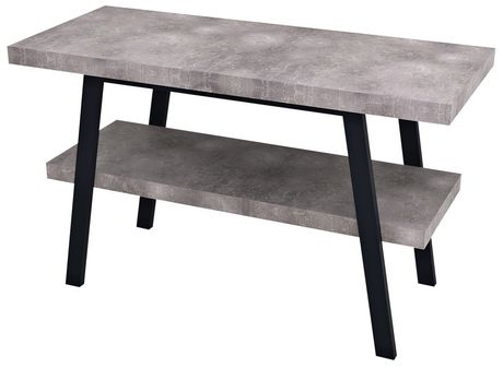 SAPHO TWIGA 130 x 50 x 72cm stolík pod umývadlo, čierna matná / cement, VC453-130-7
