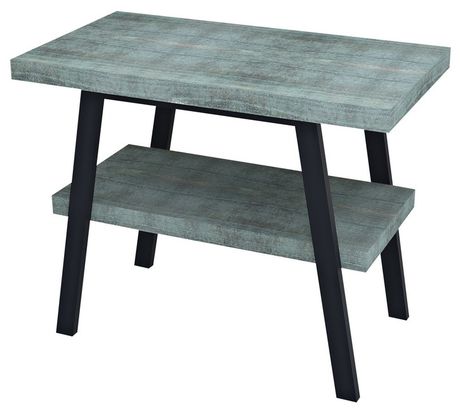 SAPHO TWIGA 80 x 50 x 72cm stolík pod umývadlo, čierna matná / aquamarine, VC442-80-6