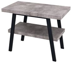 SAPHO TWIGA 80 x 50 x 72cm stolík pod umývadlo, čierna matná / cement, VC442-80-7