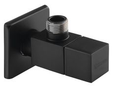 SAPHO ventil rohový 1/2"x 3/8" hranatý, čierny, SL115