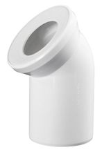 SAPHO WC koleno 45° Ø110mm, plast, biele, 159.311.0