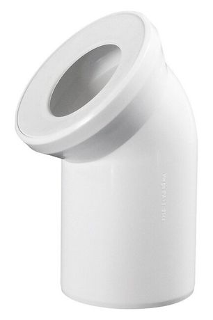 SAPHO WC koleno 45° Ø110mm, plast, biele, 159.311.0