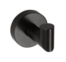 SAPHO X-ROUND BLACK vešiak háčik jednoduchý, čierna matná, XR208B