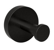 SAPHO X-ROUND BLACK vešiak jednoduchý, čierna matná, XR203B