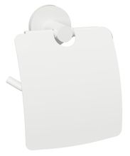SAPHO X-ROUND WHITE držiak toaletného papiera s krytom, biela, XR732W