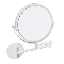 SAPHO X-ROUND WHITE Ø20cm kozmetické zrkadielko závesné okrúhle, biela, XR006W