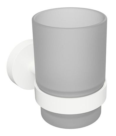 SAPHO X-ROUND WHITE pohárik závesný, biela, mliečne sklo, XR903W
