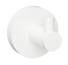SAPHO X-ROUND WHITE vešiak háčik jednoduchý, biela, XR205W