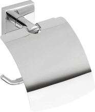 SAPHO X-SQUARE držiak toaletného papiera s krytom, chróm, XQ700