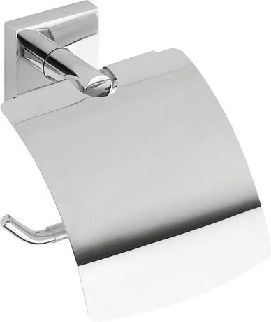 SAPHO X-SQUARE držiak toaletného papiera s krytom, chróm, XQ700