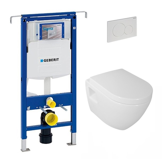 VPK akciový set WC závesné s predstenovým inštalačným modulom, splachovaním a sedátkom, WC-SADA-1